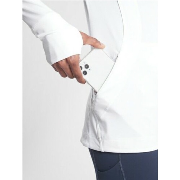 NWT ATHLETA Pacifica Illume UPF Full Zip Jacket Sweatshirt - Picture 5 of 6